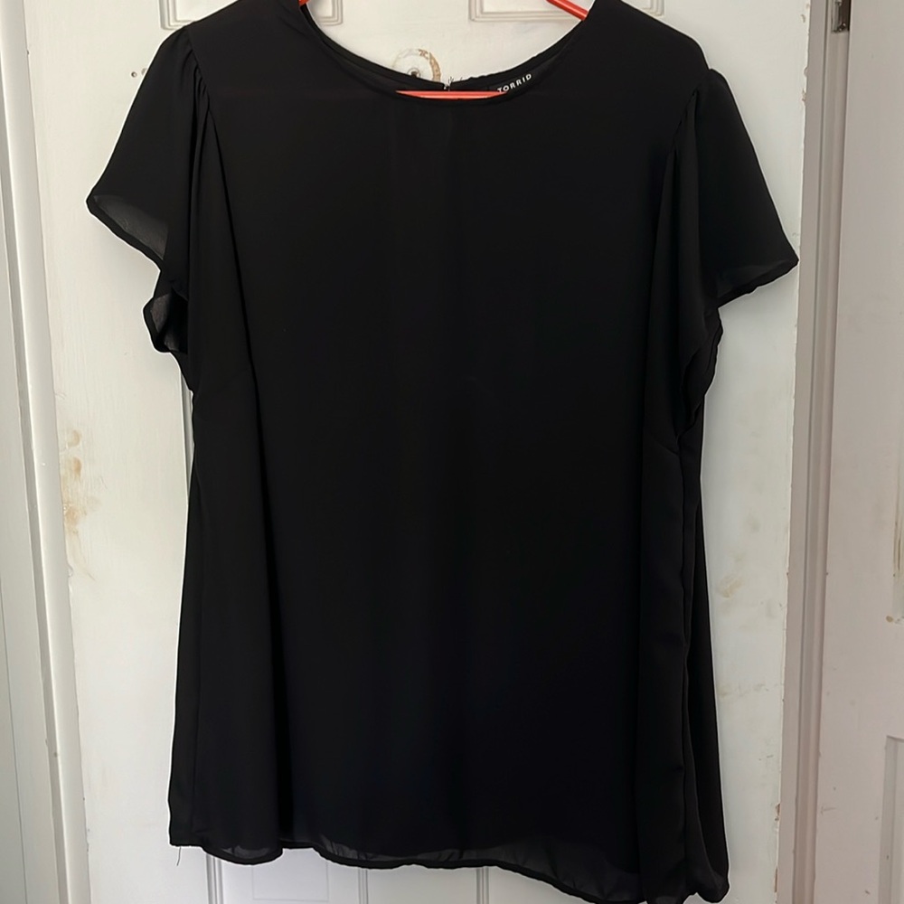 Torrid size 1 georgette blouse